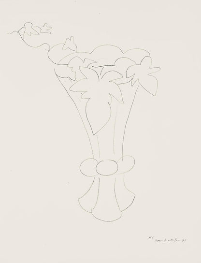 Henri Matisse, Srie H, Var. 5 (Duthuit 9), Henri Matisse, Dessins, Thmes Et Variations, Lithograph