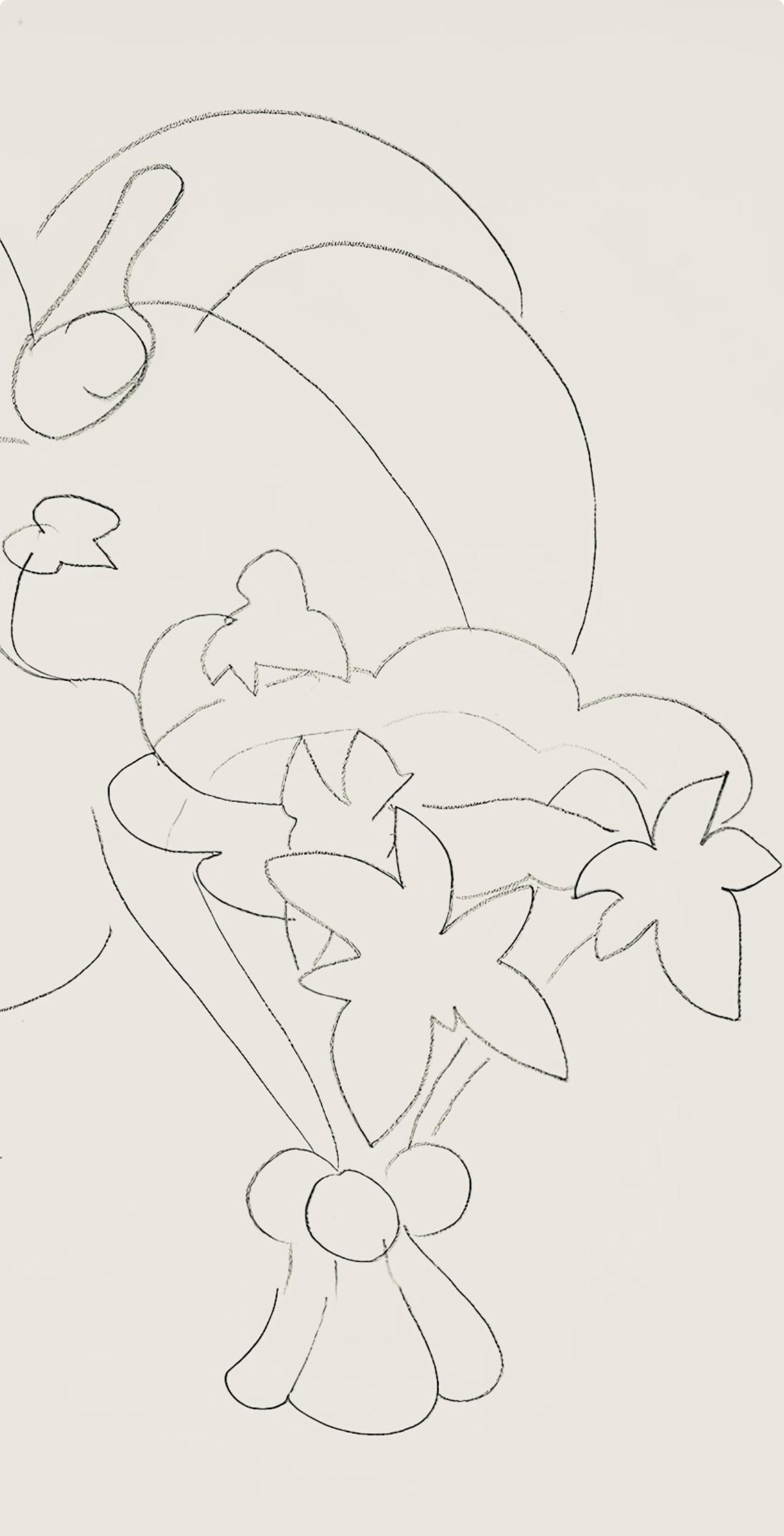 Henri Matisse, Srie H, Var. 10 (Duthuit 9), Henri Matisse, Dessins, Thmes Et Variations, Lithograph