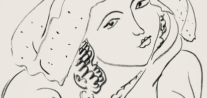 Henri Matisse, Srie I, Var. 5 (Duthuit 9), Henri Matisse, Dessins, Thmes Et Variations, Lithograph