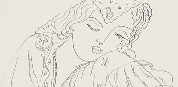 Henri Matisse, Srie I, Var. 8 (Duthuit 9), Henri Matisse, Dessins, Thmes Et Variations, Lithograph