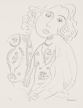 Henri Matisse, Srie I, Var. 13 (Duthuit 9), Henri Matisse, Dessins, Thmes Et Variations, Lithograph