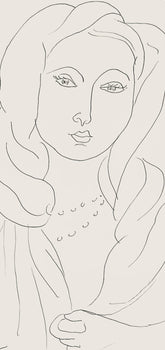 Henri Matisse, Srie K, Var. 2 (Duthuit 9), Henri Matisse, Dessins, Thmes Et Variations, Lithograph