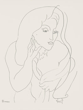 Henri Matisse, Srie K, Var. 4 (Duthuit 9), Henri Matisse, Dessins, Thmes Et Variations, Lithograph