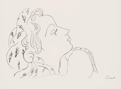 Henri Matisse, Srie Z, Var. 1 (Duthuit 9), Henri Matisse, Dessins, Thmes Et Variations, Lithograph