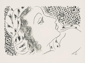Henri Matisse, Srie L, Var. 4 (Duthuit 9), Henri Matisse, Dessins, Thmes Et Variations, Lithograph