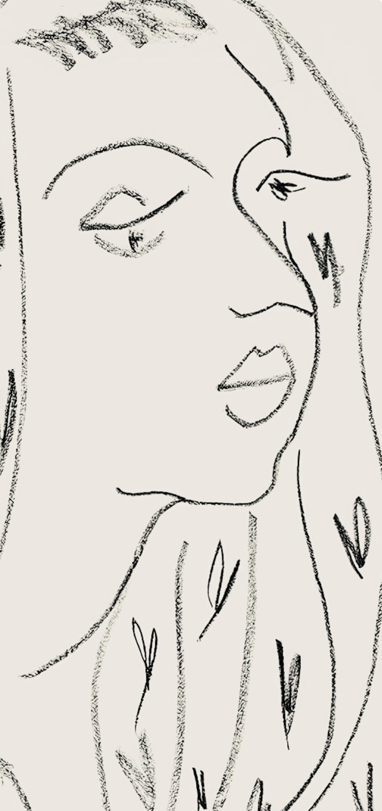 Henri Matisse, Srie L, Var. 8 (Duthuit 9), Henri Matisse, Dessins, Thmes Et Variations, Lithograph