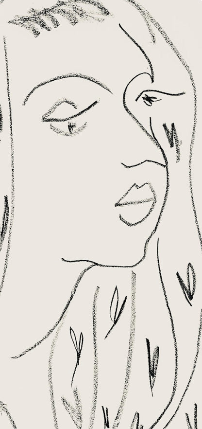 Henri Matisse, Srie L, Var. 8 (Duthuit 9), Henri Matisse, Dessins, Thmes Et Variations, Lithograph