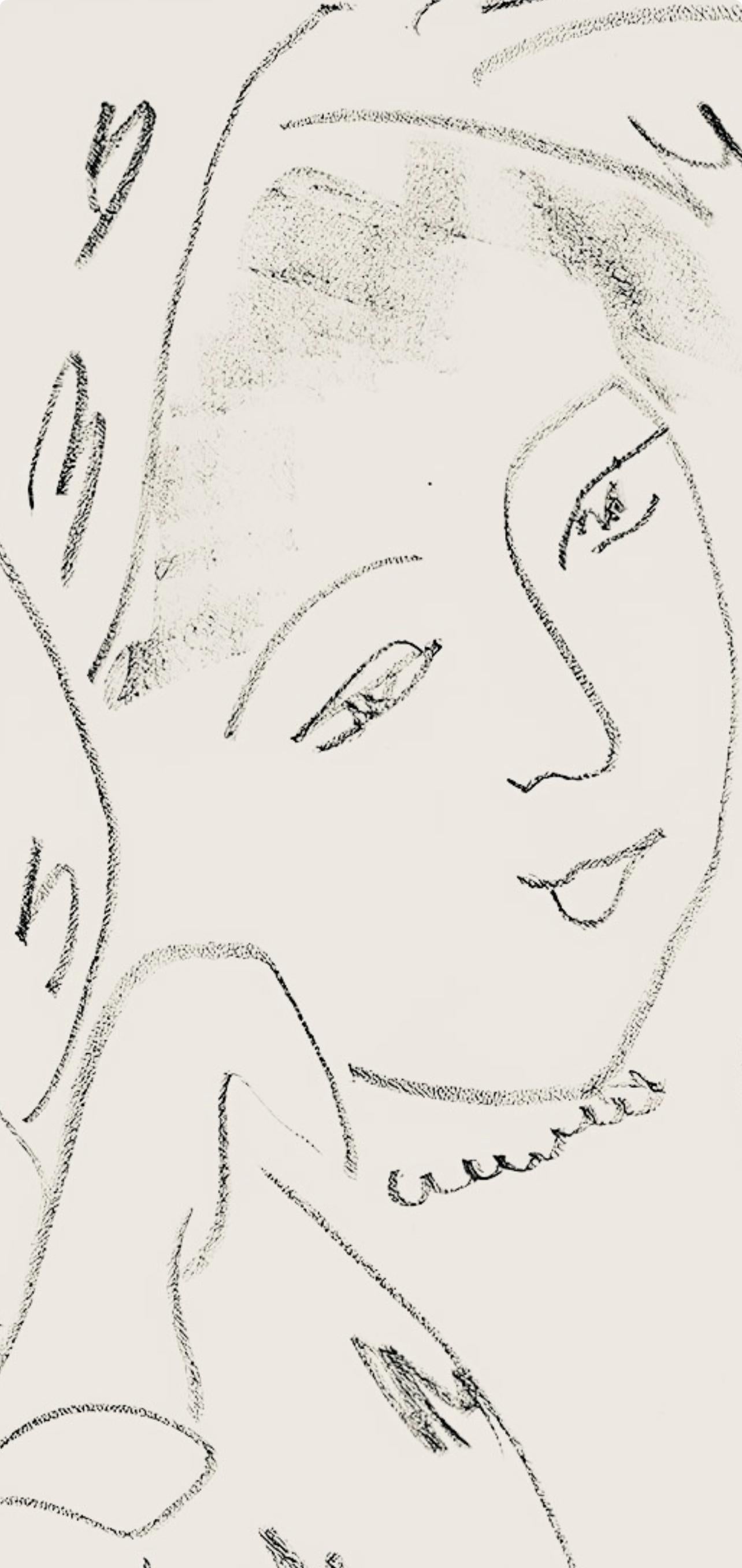 Henri Matisse, Srie L, Var. 14 (Duthuit 9), Henri Matisse, Dessins, Thmes Et Variations, Lithograph
