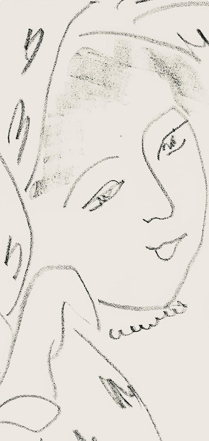 Henri Matisse, Srie L, Var. 14 (Duthuit 9), Henri Matisse, Dessins, Thmes Et Variations, Lithograph