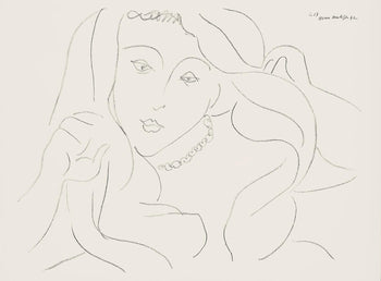 Henri Matisse, Srie L, Var. 13 (Duthuit 9), Henri Matisse, Dessins, Thmes Et Variations, Lithograph