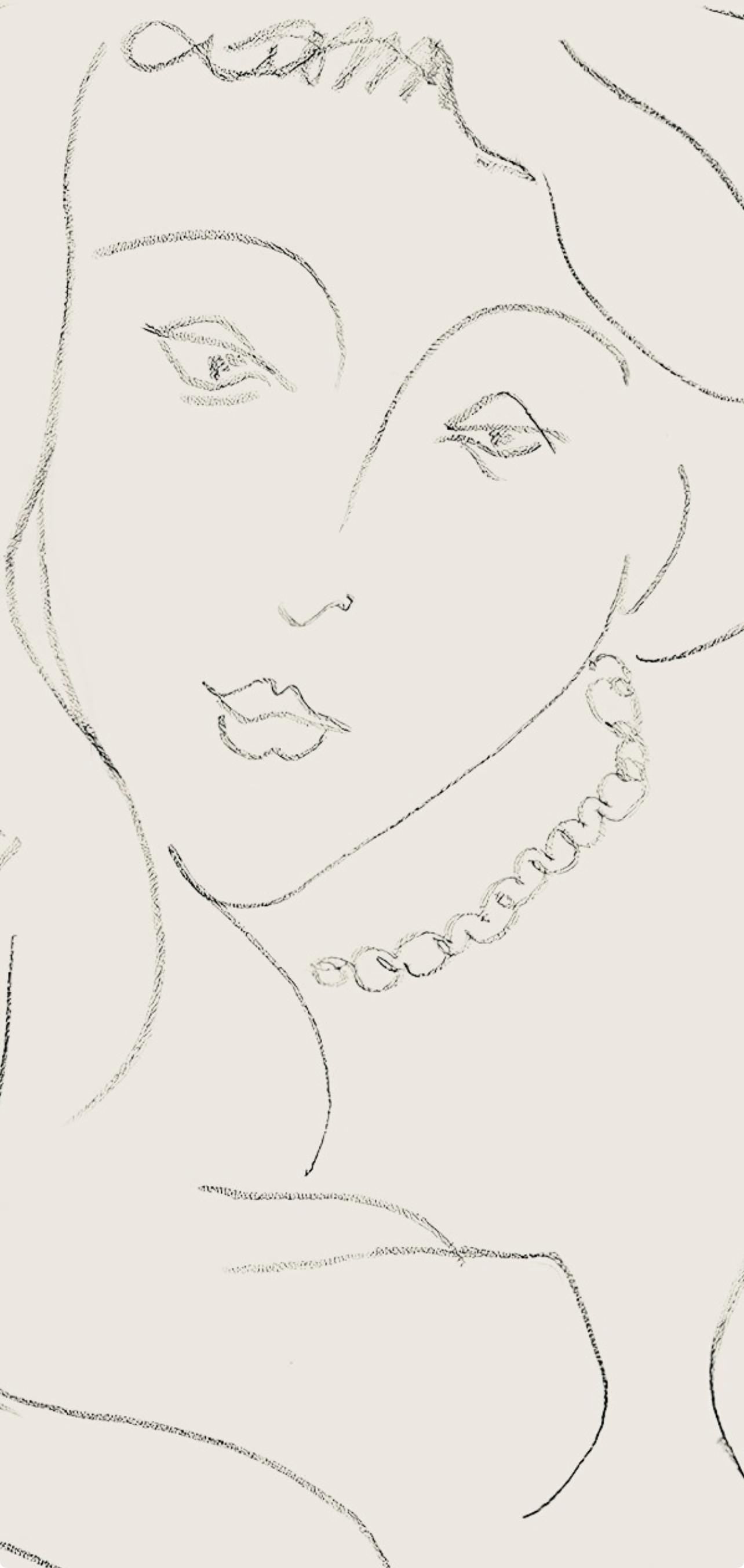 Henri Matisse, Srie L, Var. 13 (Duthuit 9), Henri Matisse, Dessins, Thmes Et Variations, Lithograph