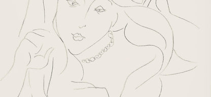 Henri Matisse, Srie L, Var. 13 (Duthuit 9), Henri Matisse, Dessins, Thmes Et Variations, Lithograph