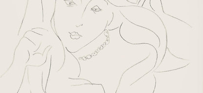 Henri Matisse, Srie L, Var. 13 (Duthuit 9), Henri Matisse, Dessins, Thmes Et Variations, Lithograph