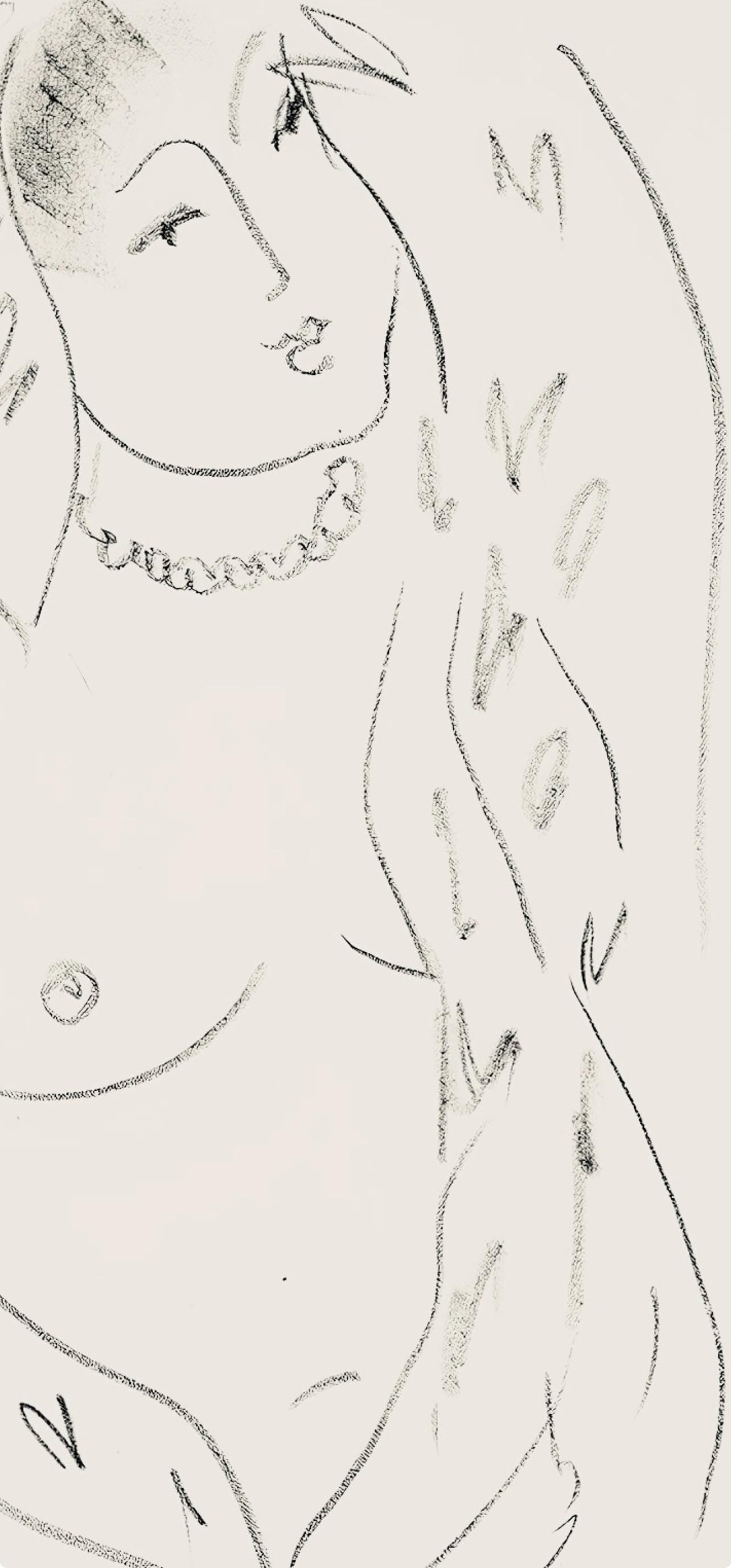 Henri Matisse, Srie L, Var. 18 (Duthuit 9), Henri Matisse, Dessins, Thmes Et Variations, Lithograph