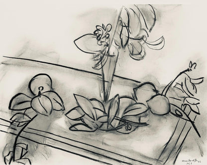Henri Matisse, Srie M, Var. 1 (Duthuit 9), Henri Matisse, Dessins, Thmes Et Variations, Lithograph