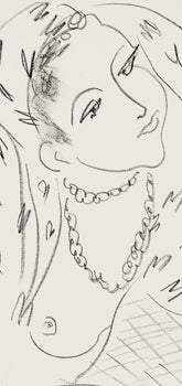 Henri Matisse, Srie L, Var. 16 (Duthuit 9), Henri Matisse, Dessins, Thmes Et Variations, Lithograph