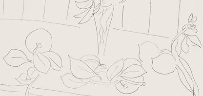 Henri Matisse, Srie M, Var. 5 (Duthuit 9), Henri Matisse, Dessins, Thmes Et Variations, Lithograph