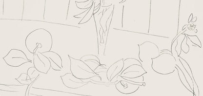 Henri Matisse, Srie M, Var. 5 (Duthuit 9), Henri Matisse, Dessins, Thmes Et Variations, Lithograph