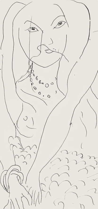 Henri Matisse, Srie N, Var. 3 (Duthuit 9), Henri Matisse, Dessins, Thmes Et Variations, Lithograph