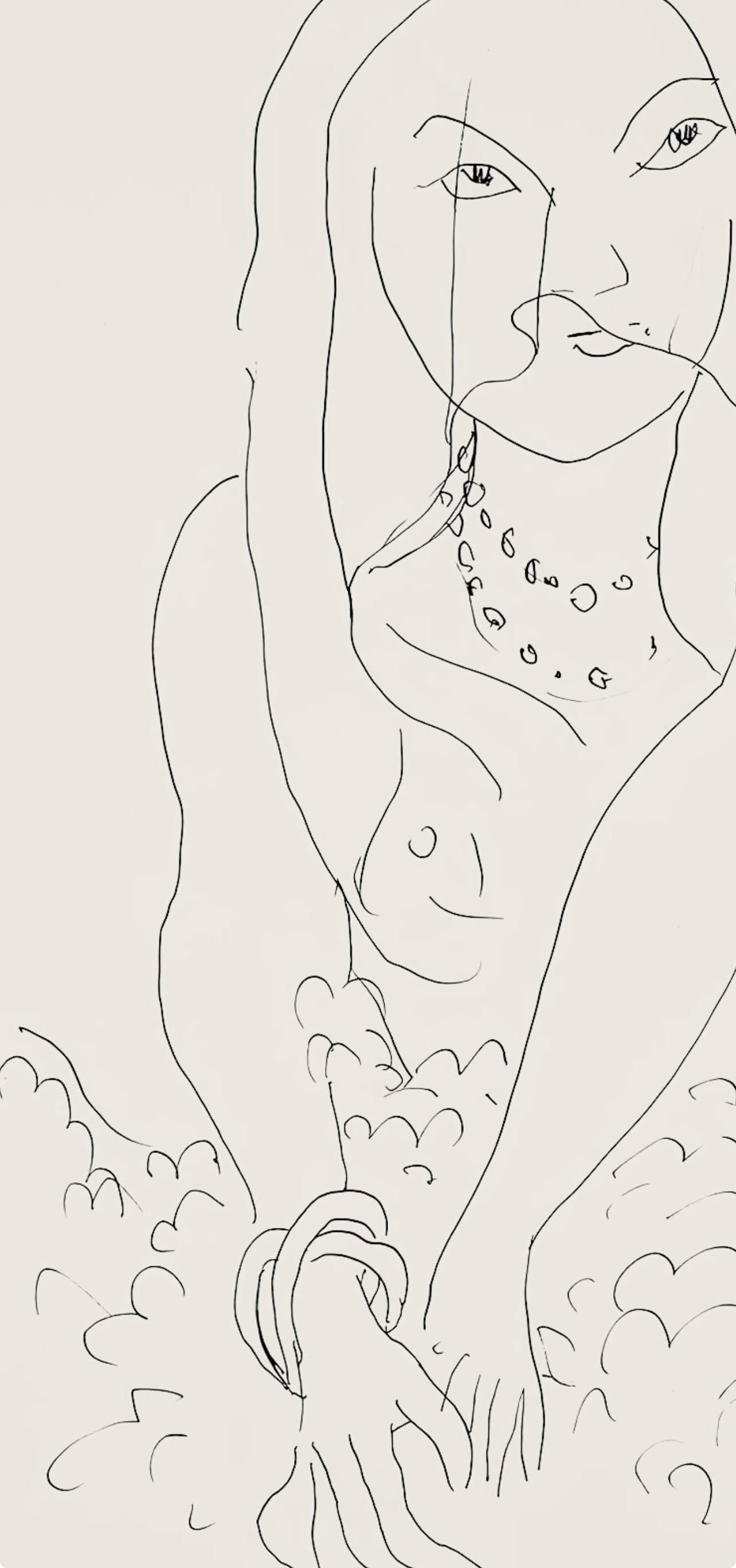 Henri Matisse, Srie N, Var. 3 (Duthuit 9), Henri Matisse, Dessins, Thmes Et Variations, Lithograph