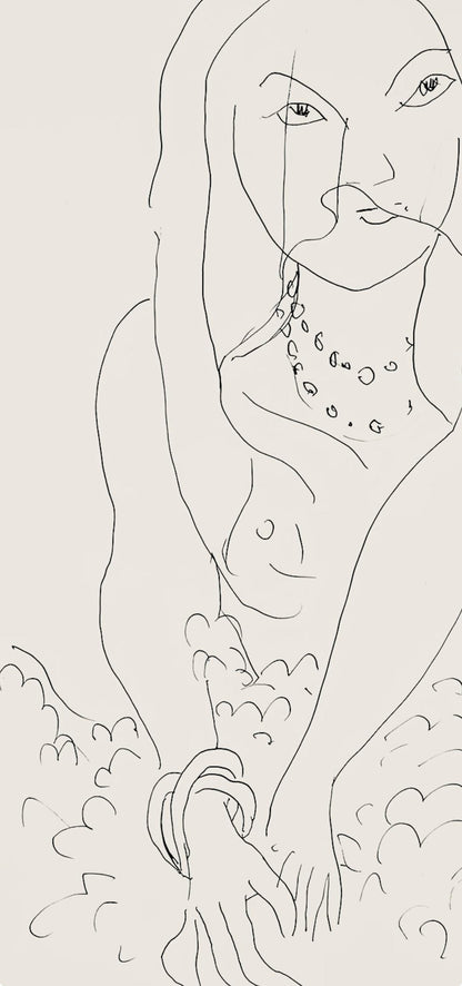 Henri Matisse, Srie N, Var. 3 (Duthuit 9), Henri Matisse, Dessins, Thmes Et Variations, Lithograph