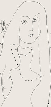 Henri Matisse, Srie N, Var. 4 (Duthuit 9), Henri Matisse, Dessins, Thmes Et Variations, Lithograph