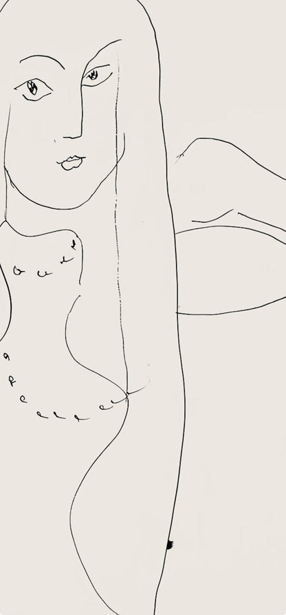 Henri Matisse, Srie N, Var. 4 (Duthuit 9), Henri Matisse, Dessins, Thmes Et Variations, Lithograph