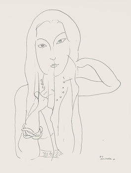Henri Matisse, Srie N, Var. 2 (Duthuit 9), Henri Matisse, Dessins, Thmes Et Variations, Lithograph