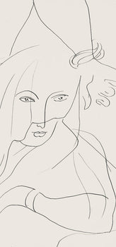 Henri Matisse, Srie V, Var. 7 (Duthuit 9), Henri Matisse, Dessins, Thmes Et Variations, Lithograph