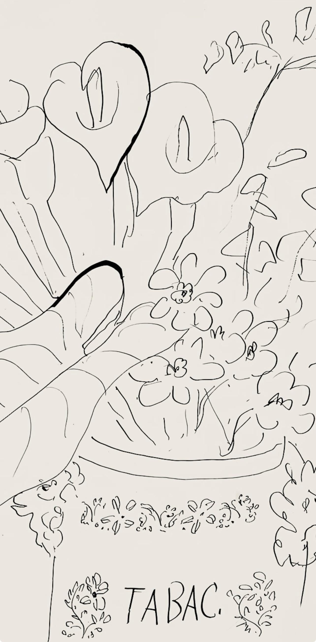 Henri Matisse, Srie N Gc'S, Var. 5 (Duthuit 9), Henri Matisse, Dessins, Thmes Et Variations,