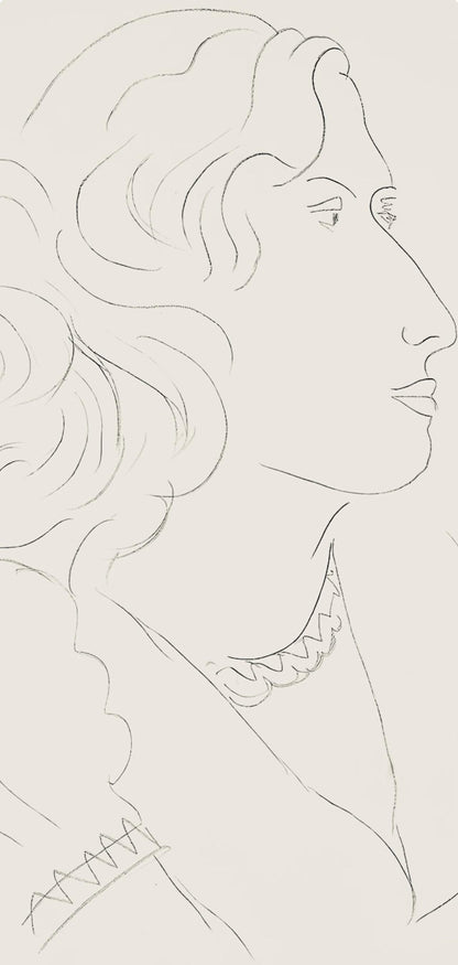 Henri Matisse, Srie O, Var. 4 (Duthuit 9), Henri Matisse, Dessins, Thmes Et Variations, Lithograph
