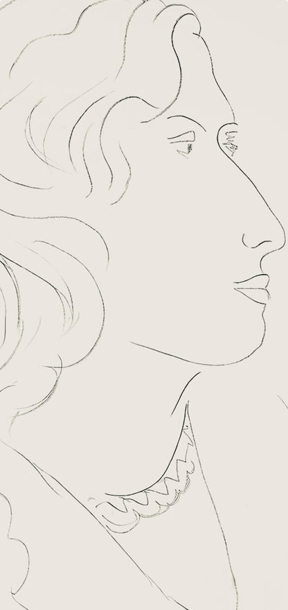 Henri Matisse, Srie O, Var. 4 (Duthuit 9), Henri Matisse, Dessins, Thmes Et Variations, Lithograph