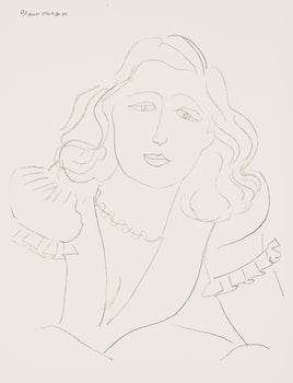 Henri Matisse, Srie O, Var. 7 (Duthuit 9), Henri Matisse, Dessins, Thmes Et Variations, Lithograph