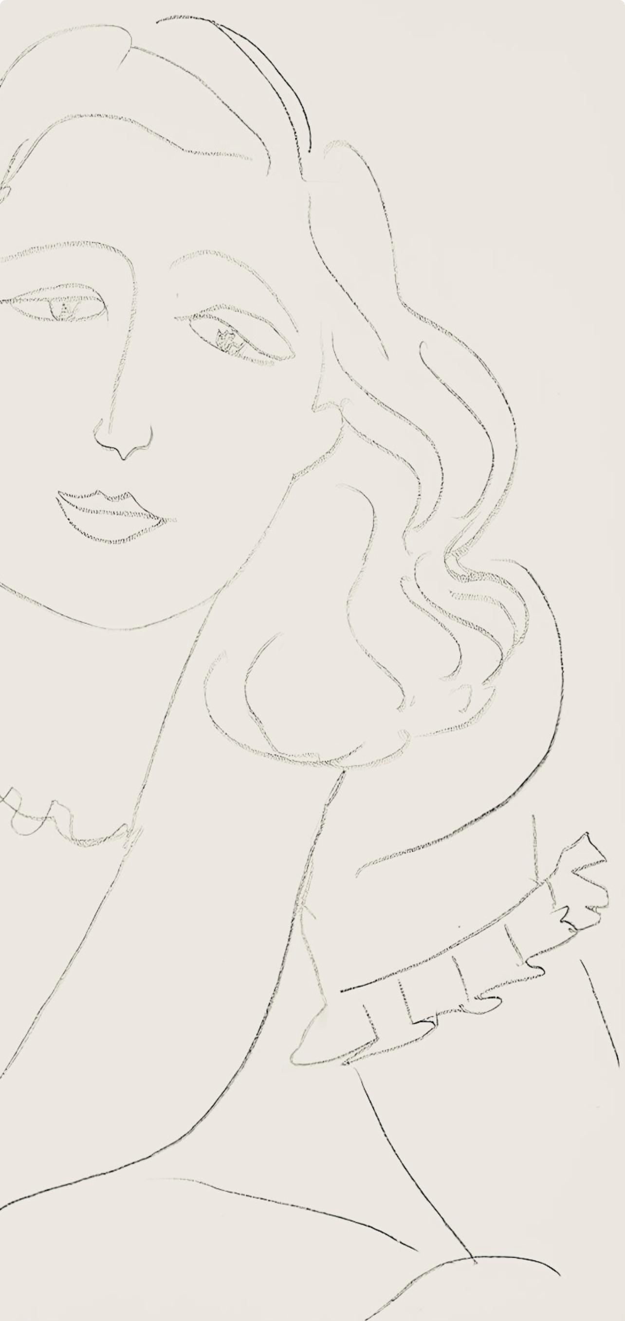 Henri Matisse, Srie O, Var. 7 (Duthuit 9), Henri Matisse, Dessins, Thmes Et Variations, Lithograph