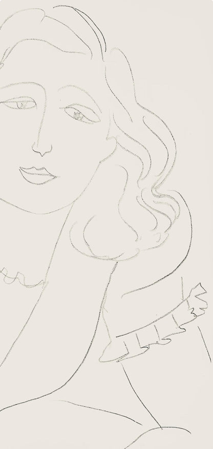 Henri Matisse, Srie O, Var. 7 (Duthuit 9), Henri Matisse, Dessins, Thmes Et Variations, Lithograph