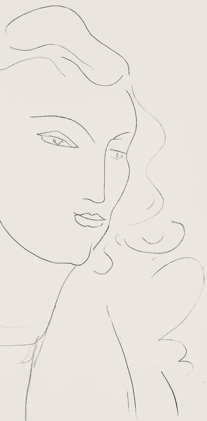 Henri Matisse, Srie O, Var. 8 (Duthuit 9), Henri Matisse, Dessins, Thmes Et Variations, Lithograph