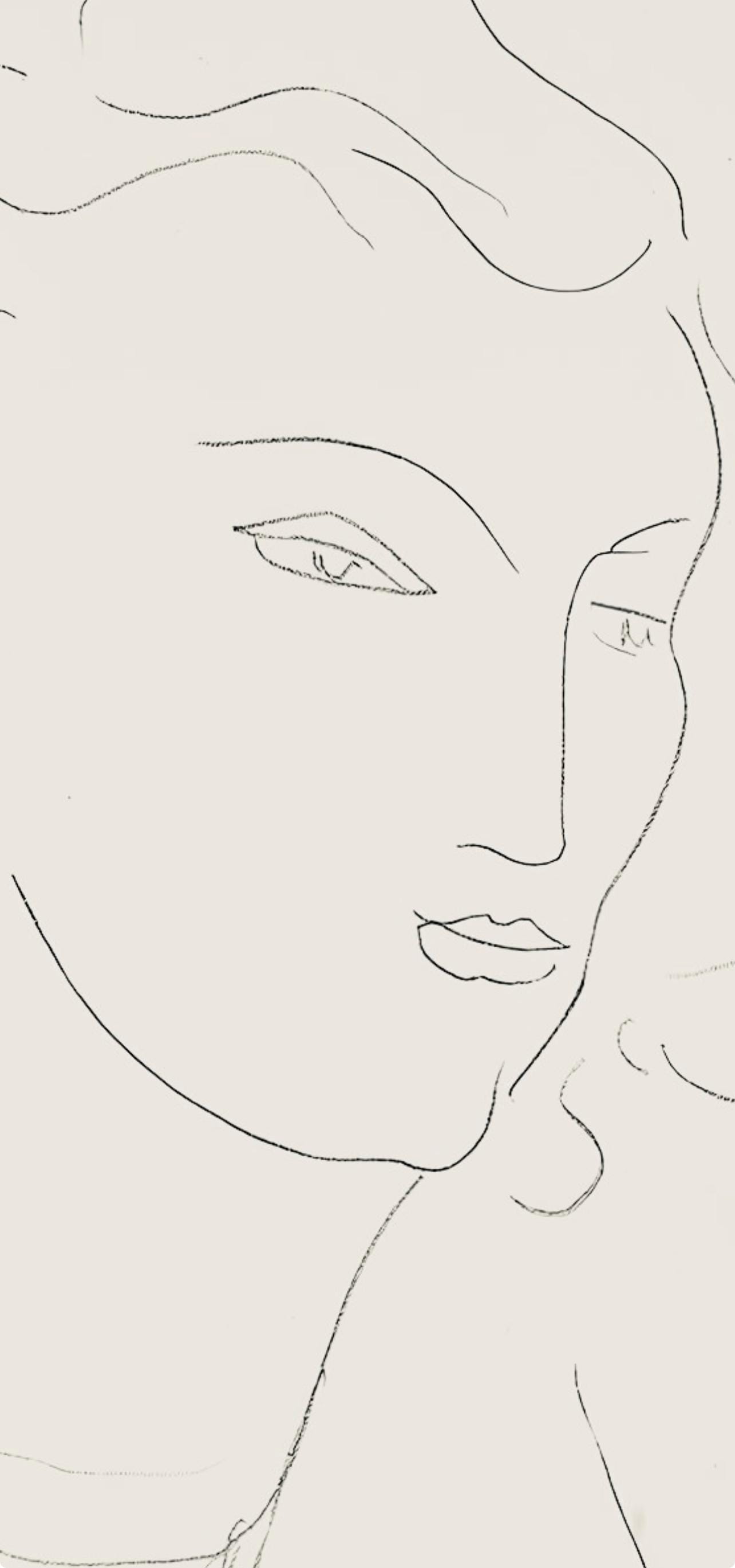 Henri Matisse, Srie O, Var. 8 (Duthuit 9), Henri Matisse, Dessins, Thmes Et Variations, Lithograph