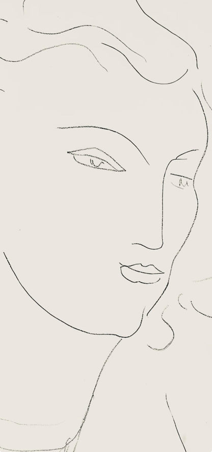 Henri Matisse, Srie O, Var. 8 (Duthuit 9), Henri Matisse, Dessins, Thmes Et Variations, Lithograph