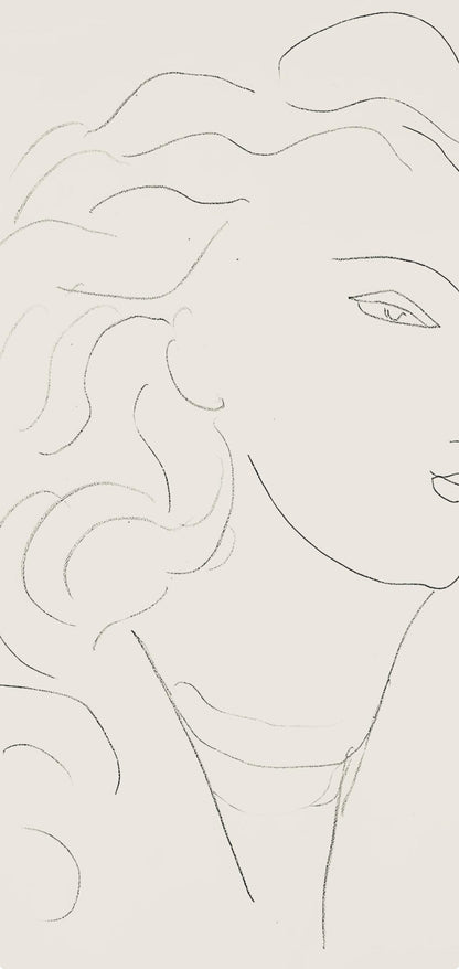 Henri Matisse, Srie O, Var. 8 (Duthuit 9), Henri Matisse, Dessins, Thmes Et Variations, Lithograph