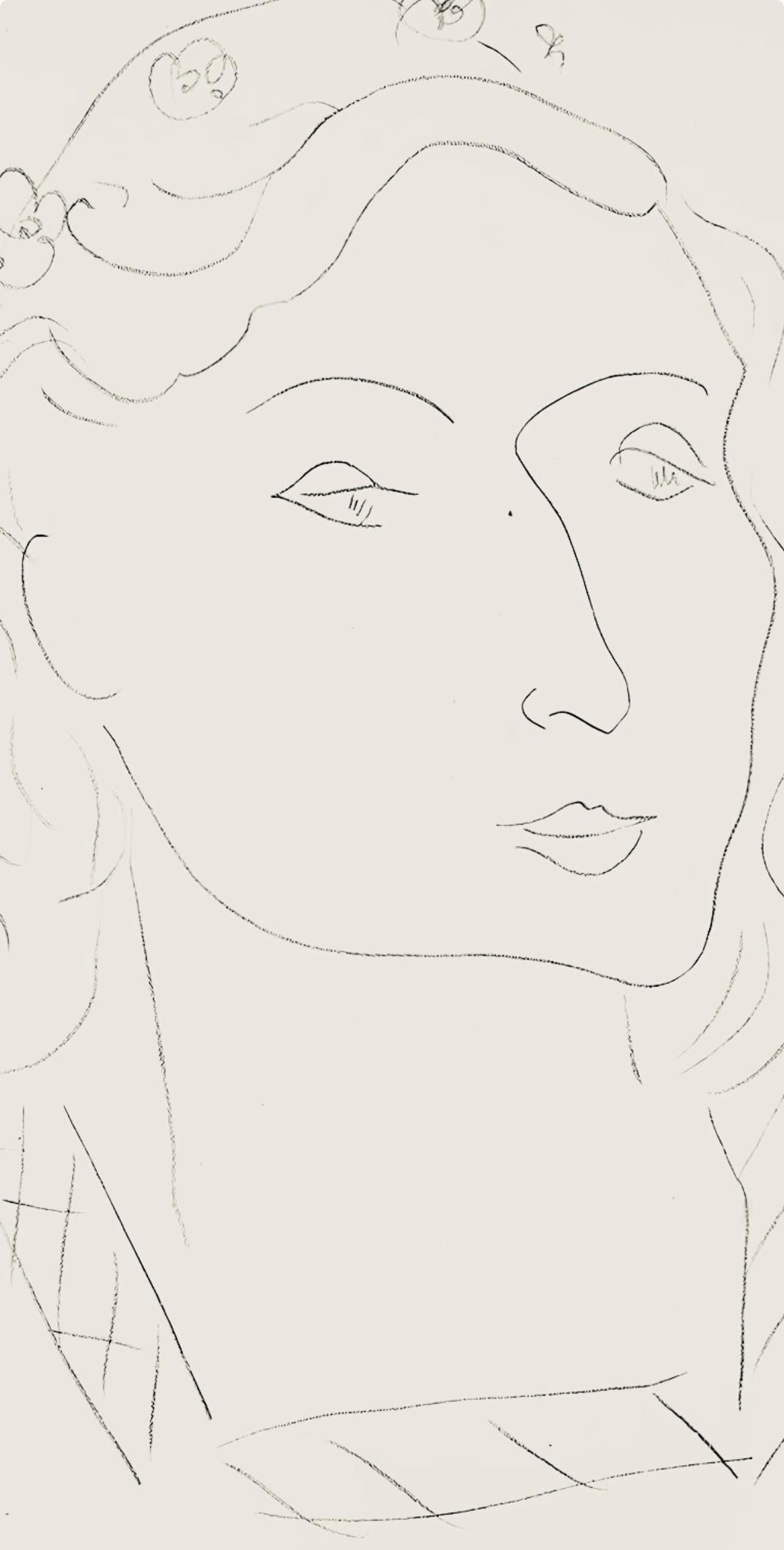 Henri Matisse, Srie O, Var. 11 (Duthuit 9), Henri Matisse, Dessins, Thmes Et Variations, Lithograph