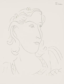 Henri Matisse, Srie O, Var. 12 (Duthuit 9), Henri Matisse, Dessins, Thmes Et Variations, Lithograph