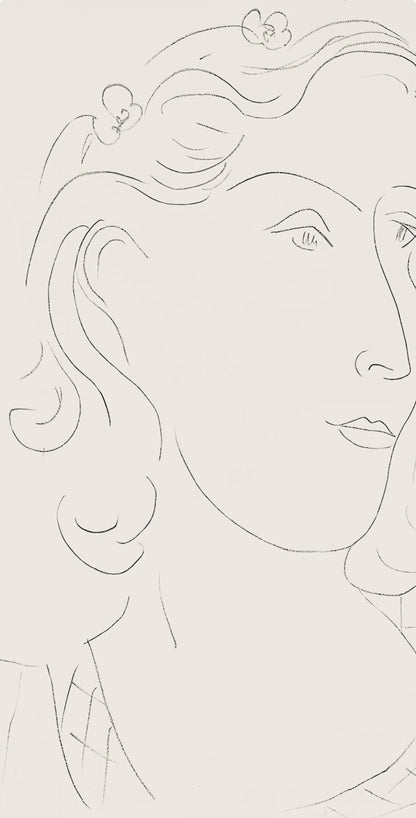 Henri Matisse, Srie O, Var. 12 (Duthuit 9), Henri Matisse, Dessins, Thmes Et Variations, Lithograph
