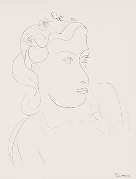 Henri Matisse, Srie O, Var. 10 (Duthuit 9), Henri Matisse, Dessins, Thmes Et Variations, Lithograph