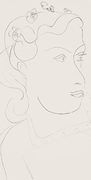 Henri Matisse, Srie O, Var. 10 (Duthuit 9), Henri Matisse, Dessins, Thmes Et Variations, Lithograph