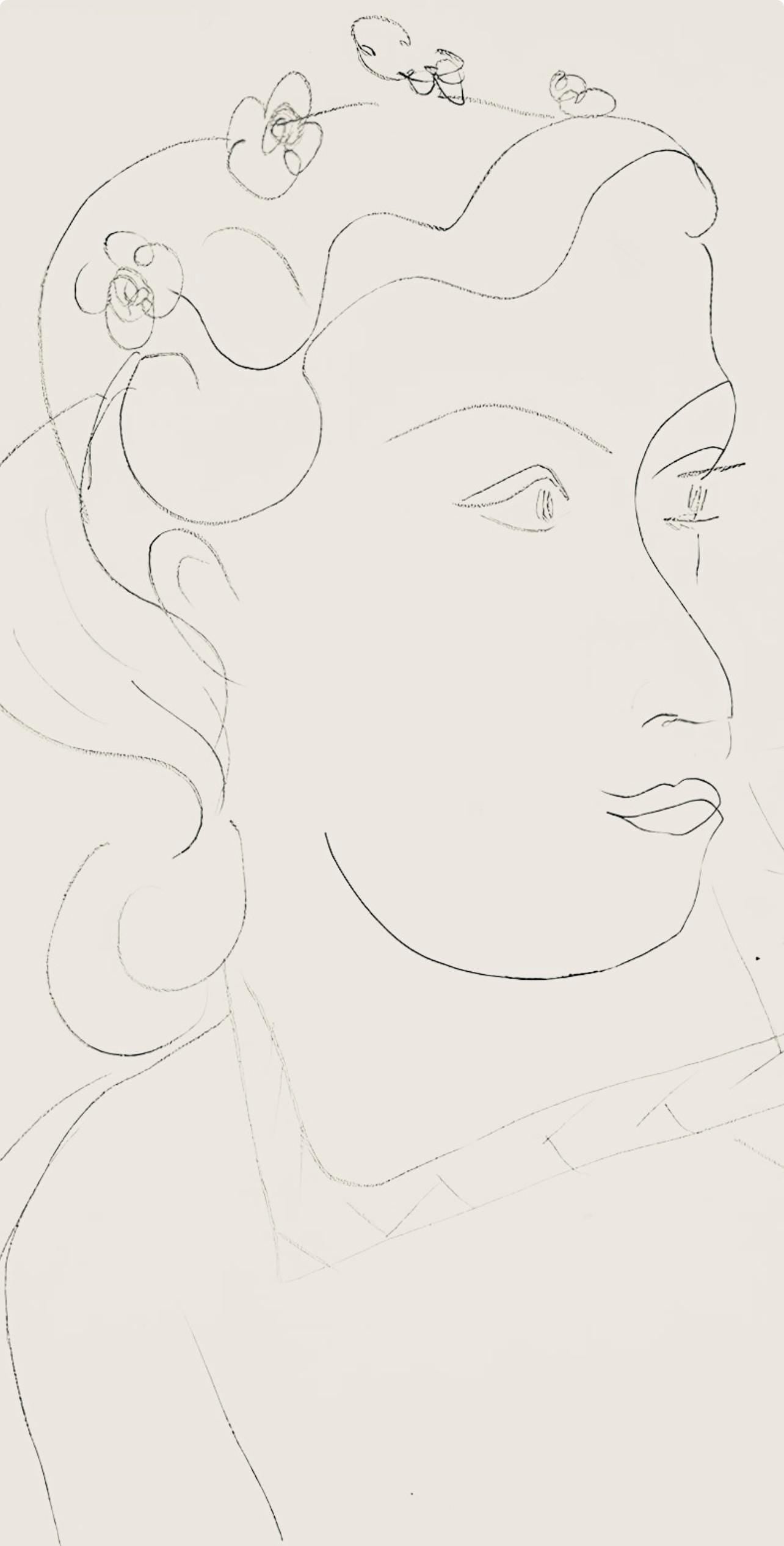 Henri Matisse, Srie O, Var. 10 (Duthuit 9), Henri Matisse, Dessins, Thmes Et Variations, Lithograph