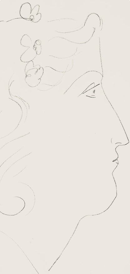 Henri Matisse, Srie O, Var. 13 (Duthuit 9), Henri Matisse, Dessins, Thmes Et Variations, Lithograph