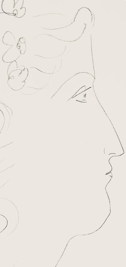 Henri Matisse, Srie O, Var. 13 (Duthuit 9), Henri Matisse, Dessins, Thmes Et Variations, Lithograph