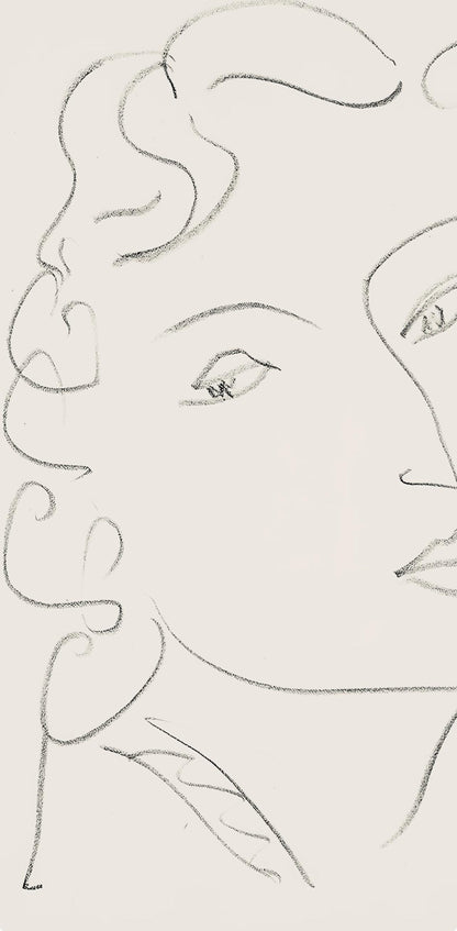 Henri Matisse, Srie O, Var. 18 (Duthuit 9), Henri Matisse, Dessins, Thmes Et Variations, Lithograph