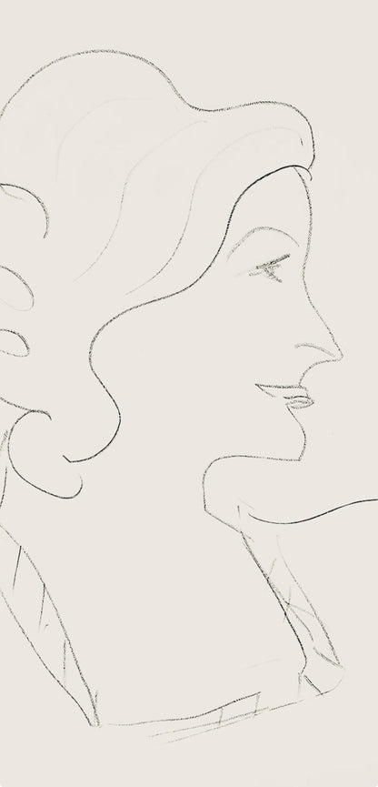 Henri Matisse, Srie O, Var. 17 (Duthuit 9), Henri Matisse, Dessins, Thmes Et Variations, Lithograph