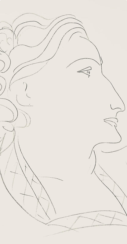 Henri Matisse, Srie O, Var. 16 (Duthuit 9), Henri Matisse, Dessins, Thmes Et Variations, Lithograph